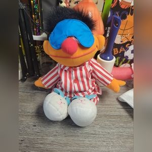 Tyco Sing & Snore‎ Ernie 1996 Plush Singing Toy Collectible Vintage